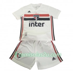 Camisolas de Futebol FC São Paulo Criança Equipamento Principal 2019/20 Manga Curta